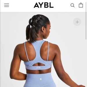 AYBL core bra in steel blue